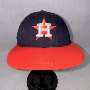 New Era 59fifty Houston Astros Authentic Official On Field Cap Hat Low Profile 7